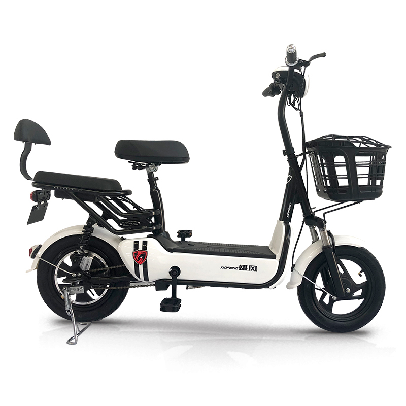 雄风(XFMCO)电动车 新国标小飞豆电动自行车 钻白/油光黑