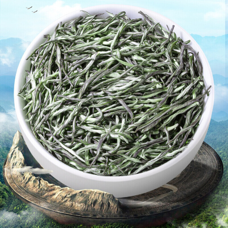 痴福正宗毛尖茶叶河南原产绿茶新茶浓香春茶嫩芽散装1罐250克