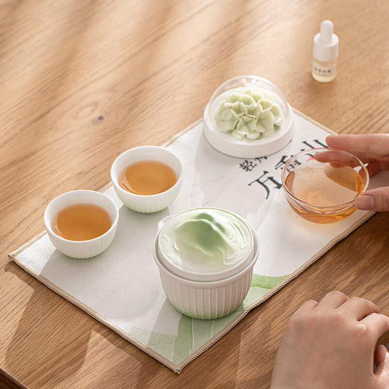 苏氏陶瓷/SUSHI CERAMICS J1064 轻舟已过万重山熏香旅行茶具 (单位:套)高清大图