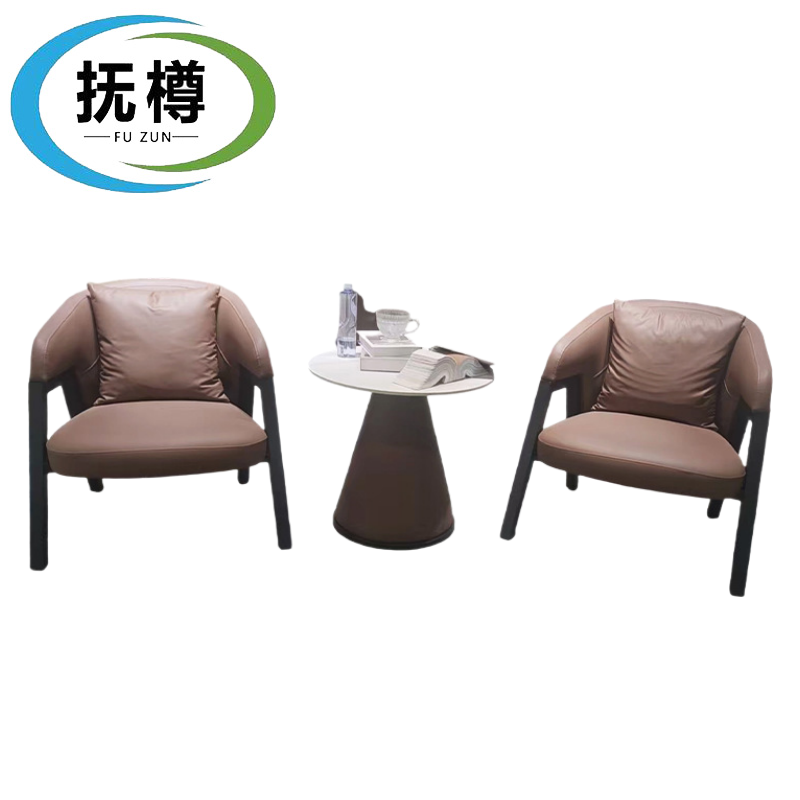 抚樽 办公沙发 单椅72cm 套高清大图