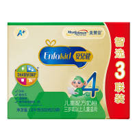 【20年1-3月左右产】美赞臣安儿健A+4段奶粉1800g克（600克X3袋） *2盒（3岁或以上儿童适用）