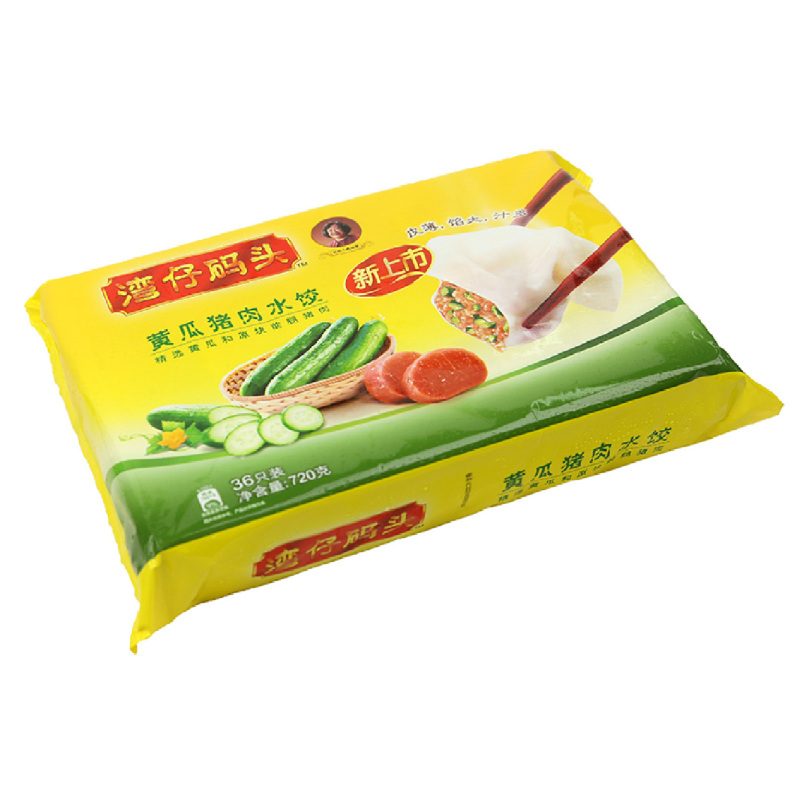 湾仔码头 黄瓜猪肉水饺 720g 早餐 早点 水饺 速冻食品 面食