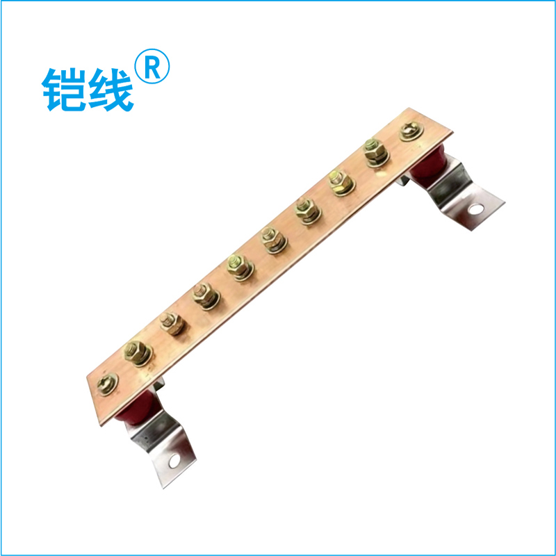 铠线 电料辅件 电力金具 铜接地排 50*5*300mm/套高清大图