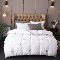 圣之澜典尚优品羽绒被+圣之澜经典100%全棉套件 (四件套多色可选)