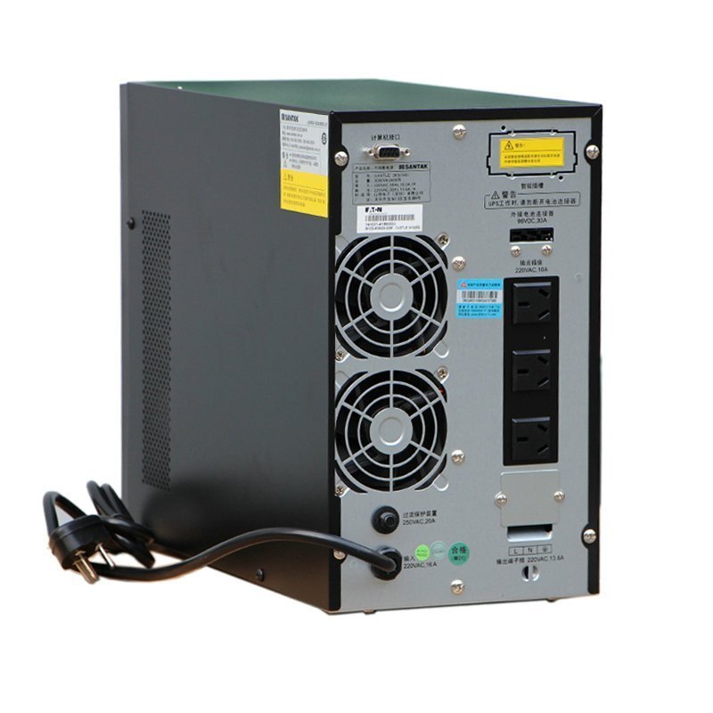 山特UPS不间断电源 C3KS 3KVA /2400W 外接电池组延时1小时 强力蓄电 IT类负载设备通用型 在线式电源