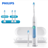 飞利浦（PHILIPS)电动牙刷 HX6616/50成人充电式声波震动牙刷智能计时1种模式, 3种强度设置, 2支牙刷