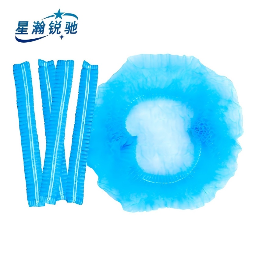 星瀚锐驰 一次性防尘帽蓝色21寸双筋100个 XH-LB139 包高清大图