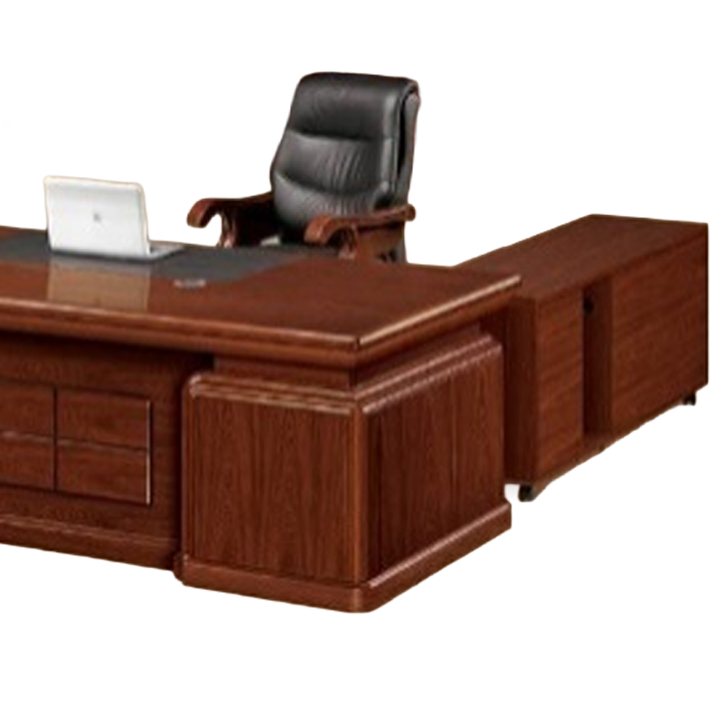 大央班台/办公桌B-88241 2400W*1100D*780H 办公桌员工位单人办公桌组合简约现代办公室老板桌子高清大图