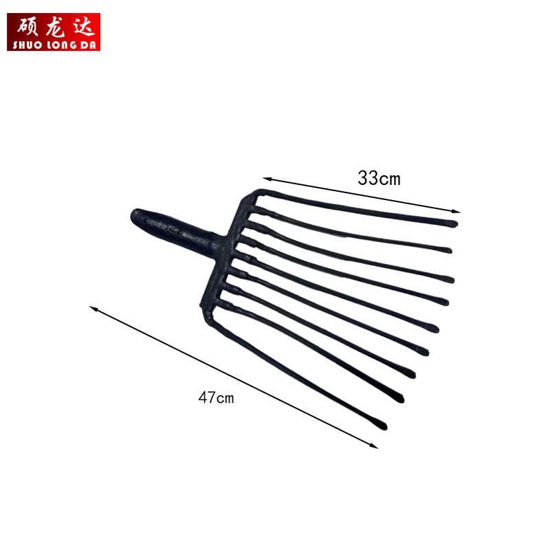 硕龙达 石渣叉(九齿型) 含木把 套高清大图