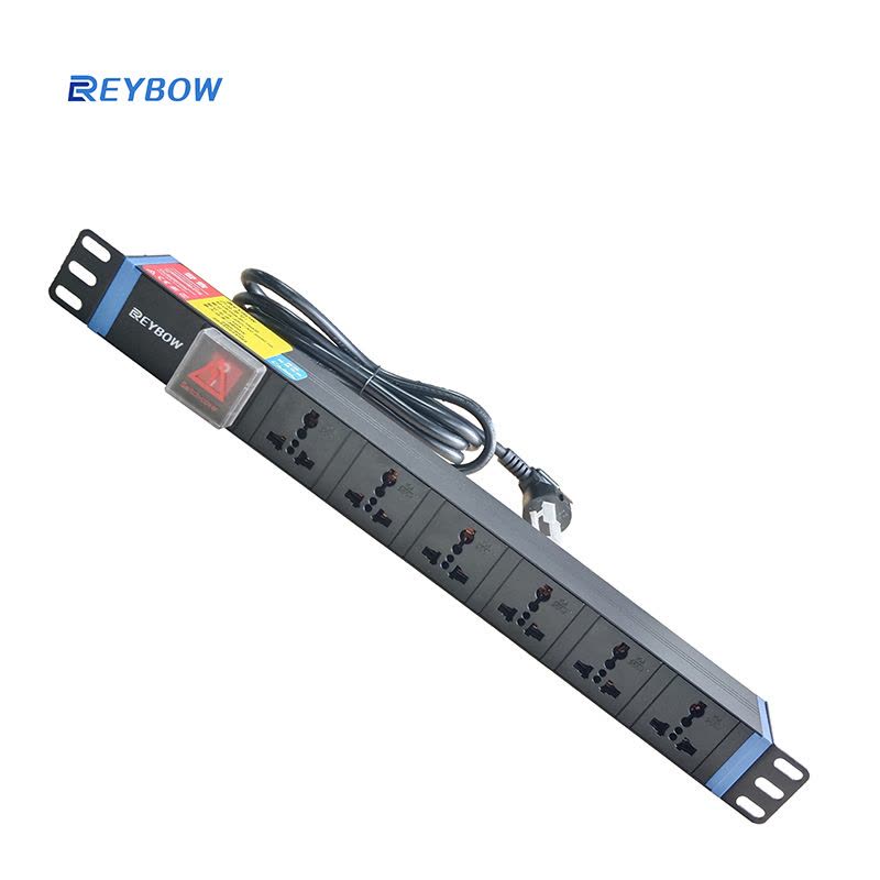 REYBOW 6位PDU机柜排插 SP-UN1006-SH-100320 1条图片