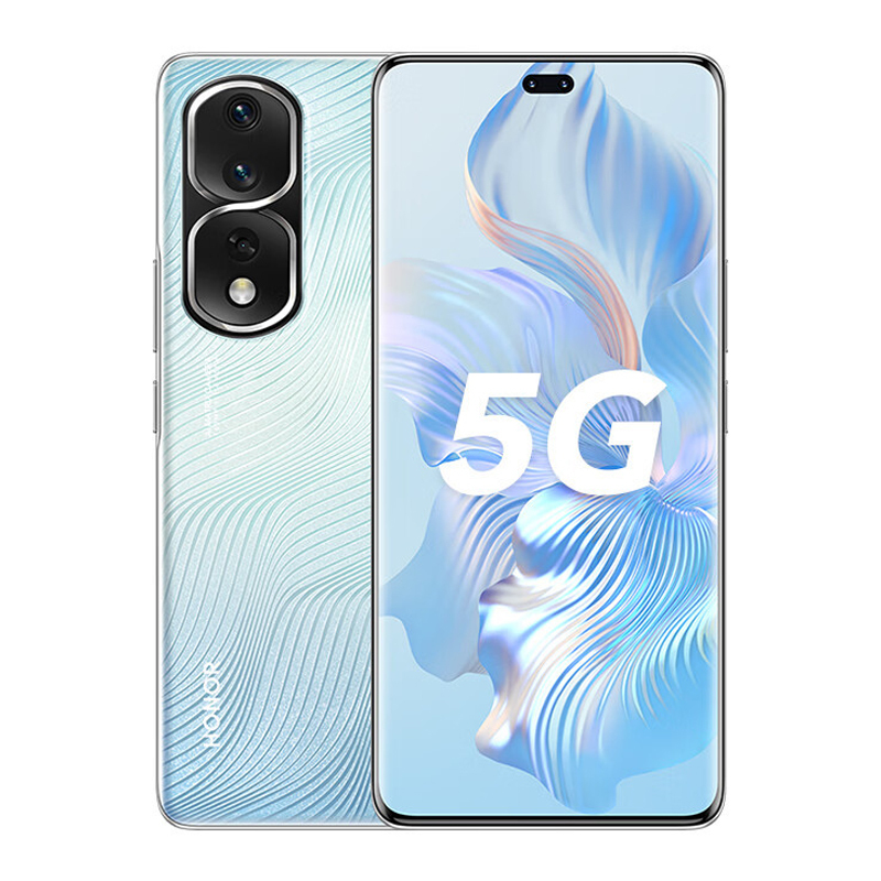 荣耀80Pro 8GB+256GB 碧波微蓝 1.6亿超清主摄 AI Vlog视频大师 66W超级快充 高通骁龙8+旗舰芯片 1.5K视网膜级护眼曲面屏 5G智能手机