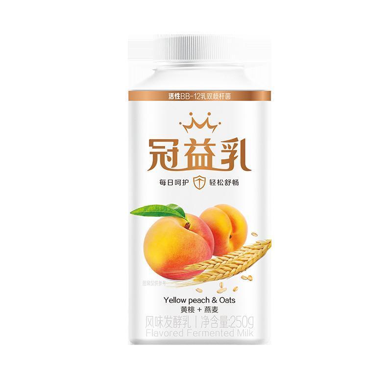 mengniu蒙牛冠益乳燕麦黄桃250g罐装视频