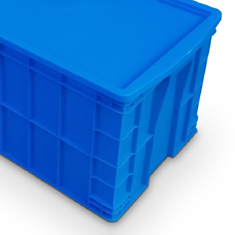 臻远ZY-SNXD-94收纳储物箱长方形物流中转箱带盖子 635*425*365mm高清大图