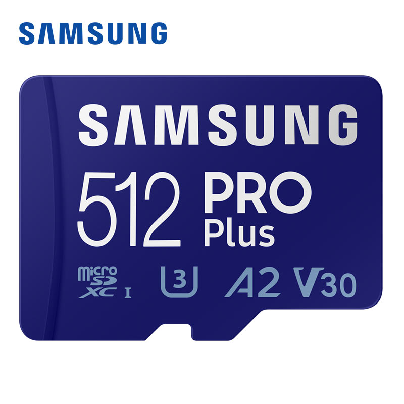 三星(SAMSUNG) 512GB TF(MicroSD)高速存储卡Pro Plus U3 V30 A2 4K读180M