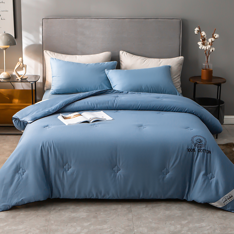 婵思 天然全棉棉花被保暖被芯高清大图