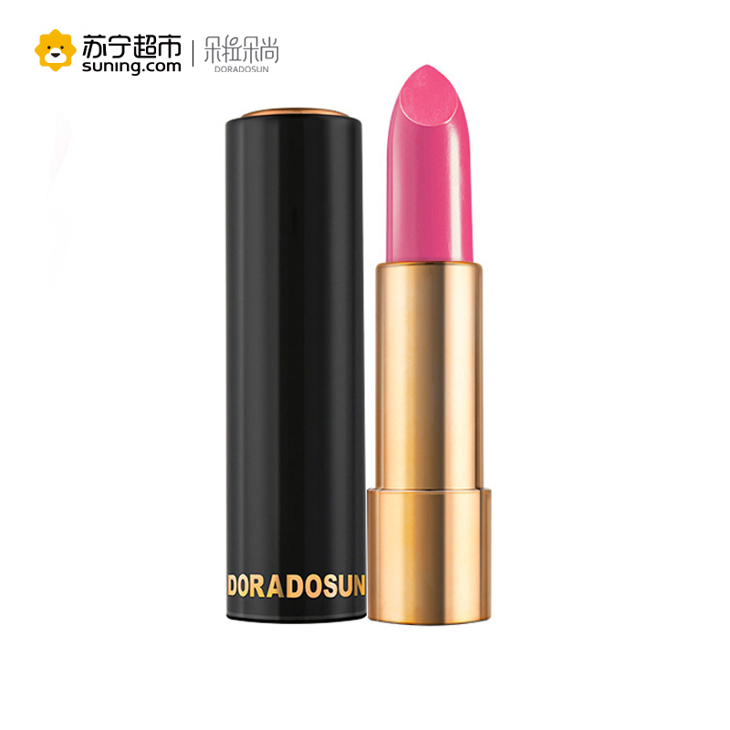 [买一送一]朵拉朵尚dora dosun花漾迷魅娇润口红3.8g红色系04#俏玫红保湿补水滋润营养唇膏女咬唇彩妆色泽持久