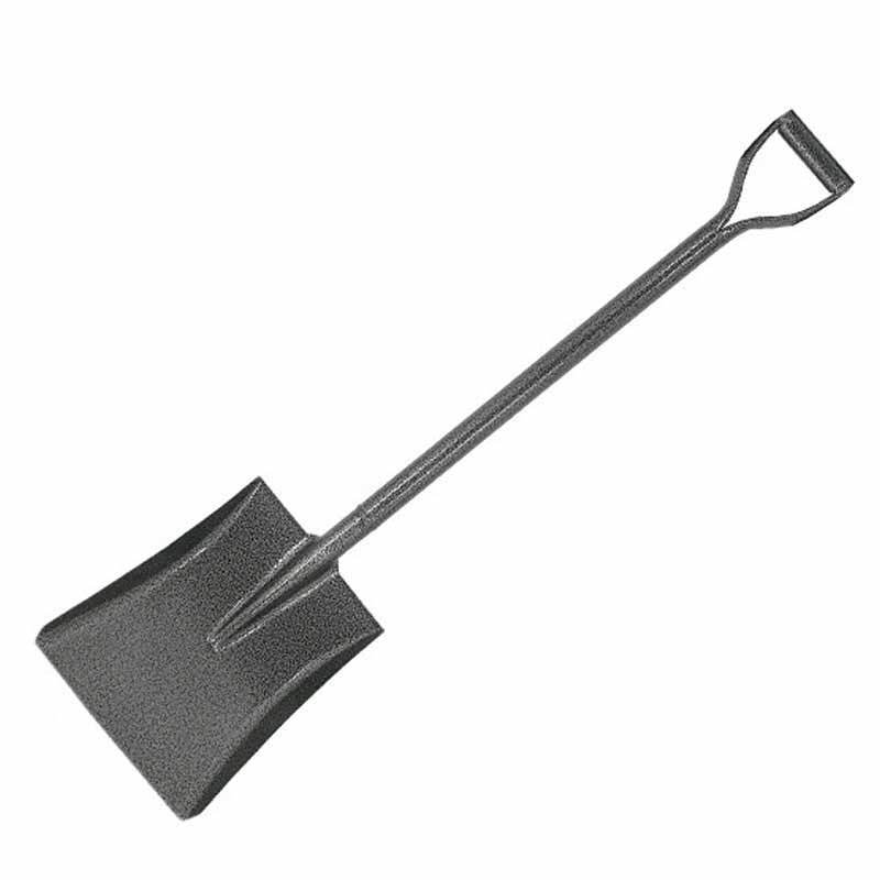 谐晟全钢加厚多功能铁锹铁锨铁铲清洁挖土工具农用钢柄铁锹102cm全钢