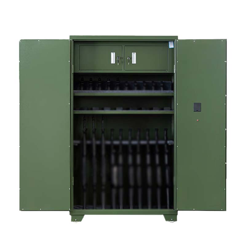 DXBG绿色存储柜管制器械保管柜密码锁枪柜存放柜高1.8米长枪柜(可存放40把长枪)高清大图