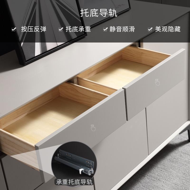 森美人意式轻奢餐边柜现代简约家用小户型客厅玄关卧室餐厅多功能储物柜高清大图