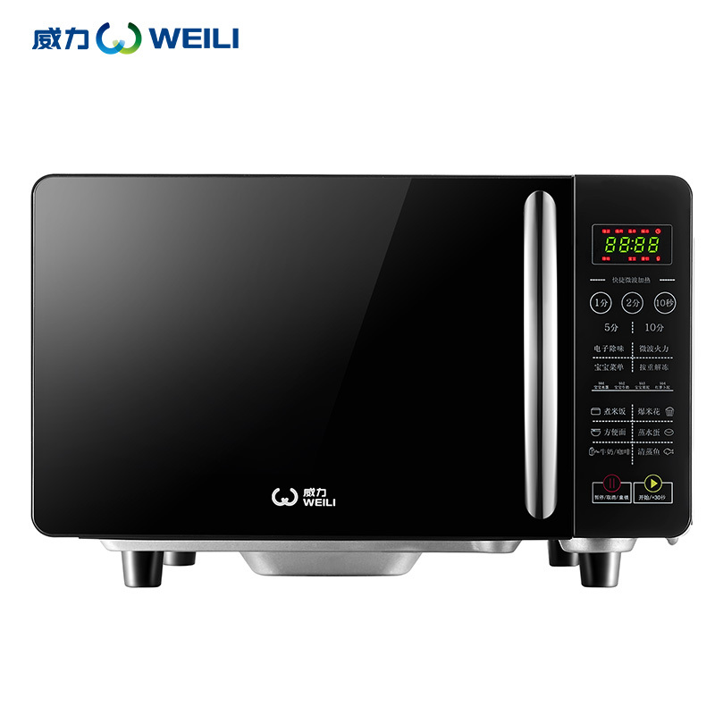 20PX39-T威力(WEILI)微波炉20升平板电脑式均匀立体加热解冻智能菜单家用700瓦快捷加热童锁宝宝菜单