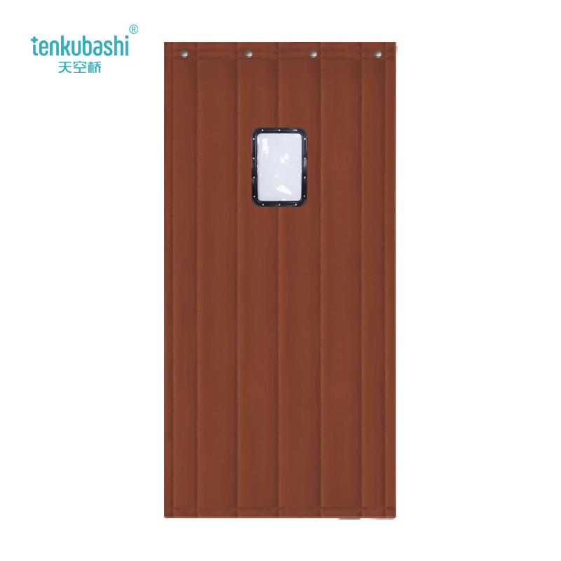 天空桥 棉门帘 MML-46咖啡色30*45cm三层棉 平方米高清大图