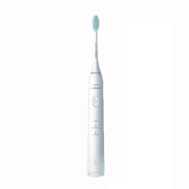 飞利浦 电动牙刷 S2系充电式声波震动牙刷 3种模式 柔力清洁 软毛 感应充电 白色 HX2418/01 / 支