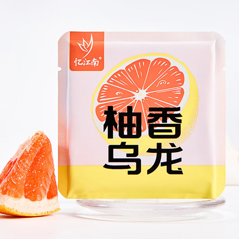 忆江南果茶柚香乌龙茶西柚干冷泡茶茶包乌龙茶水果茶清爽袋泡茶45g