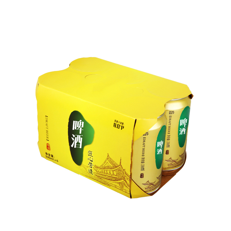 SCP 啤酒拉罐330ml*6听/组 SCP-3247 匠心营造黄啤酒 (100组起订)
