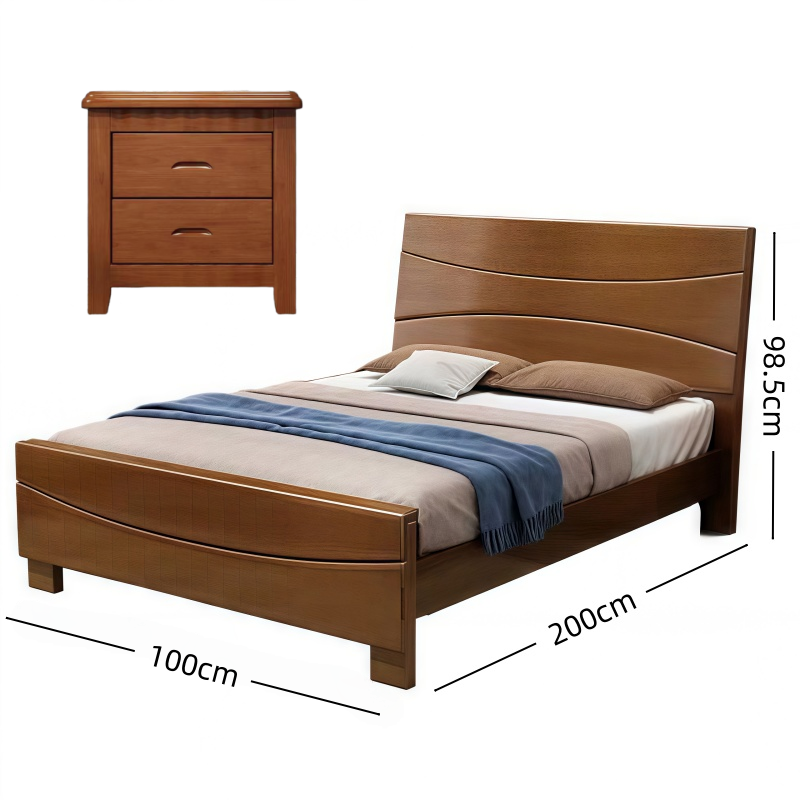 铭思沃床含床头柜高清大图