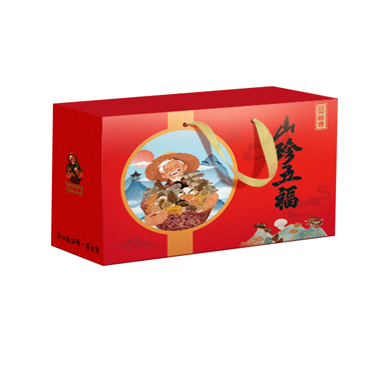 旎旎贝师傅 山珍五福礼盒780g