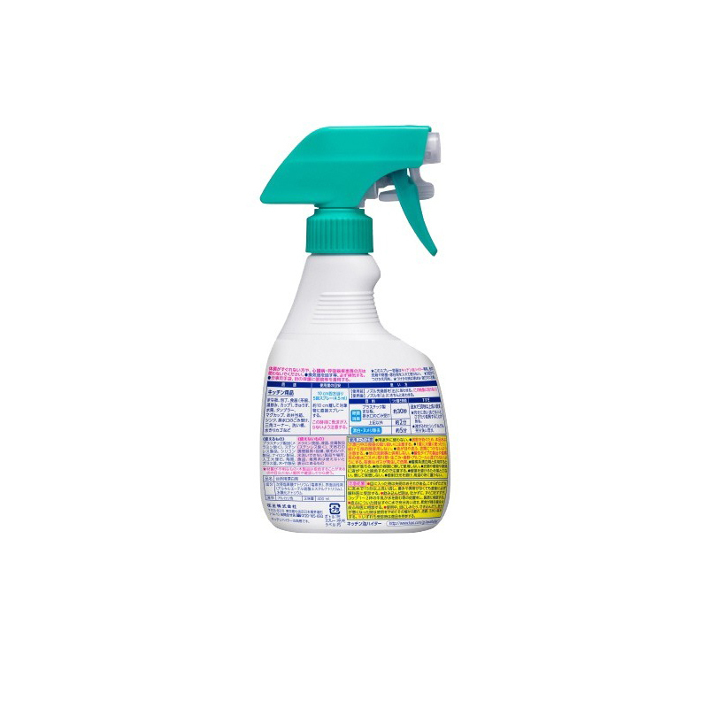 [一喷净白]花王(KAO)厨房泡沫漂白剂喷雾剂 400ml 油污清洁剂