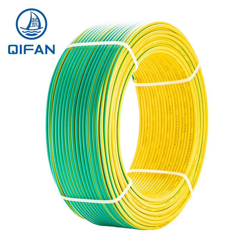 起帆(QIFAN) BV-450/750V-1×2.5 (红色) 100米/卷 铜芯聚氯乙烯绝缘布电线 1卷