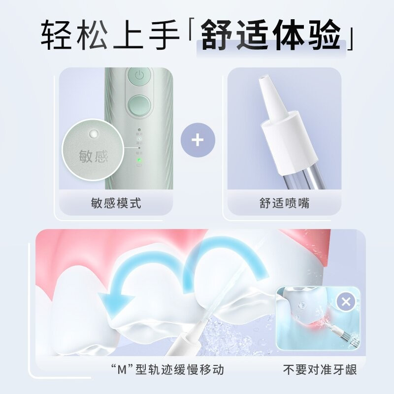 飞利浦(PHILIPS) Sonicare 小净瓶 便携式冲牙器 洗牙器 水牙线 HX3331/02