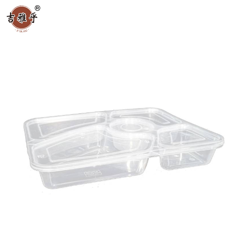 吉雅乎 五格餐盒 150个/箱高清大图