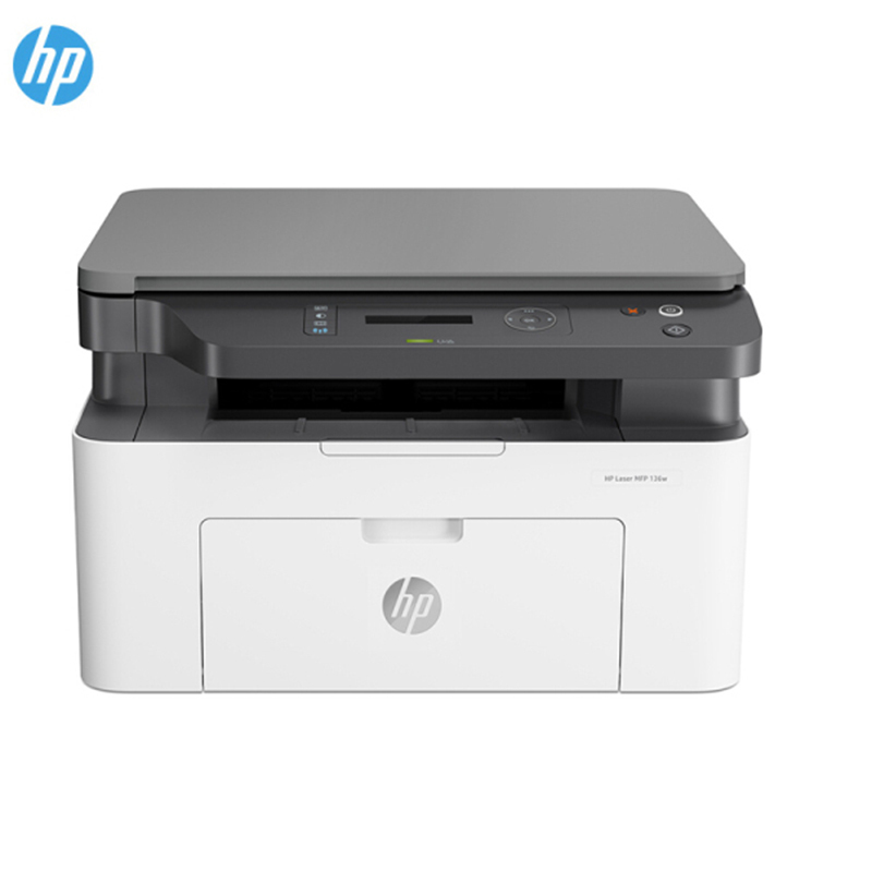 惠普(HP)Laser MFP 136w 锐系列新品激光多功能一体机 打印复印扫描 三合一