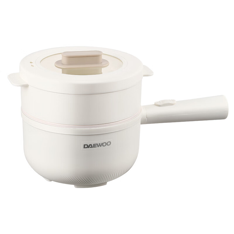 【内蒙地区可发】DAEWOO电煮锅DYZG-2062C 伯爵白 额定容量:2L