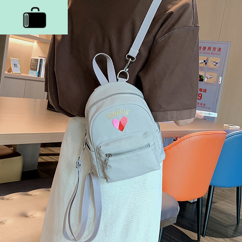 双肩包女小包百搭迷你韩版超火小背包休闲ins风多功能女包逛街用NEWLAKE 灰色收藏加购优先发货