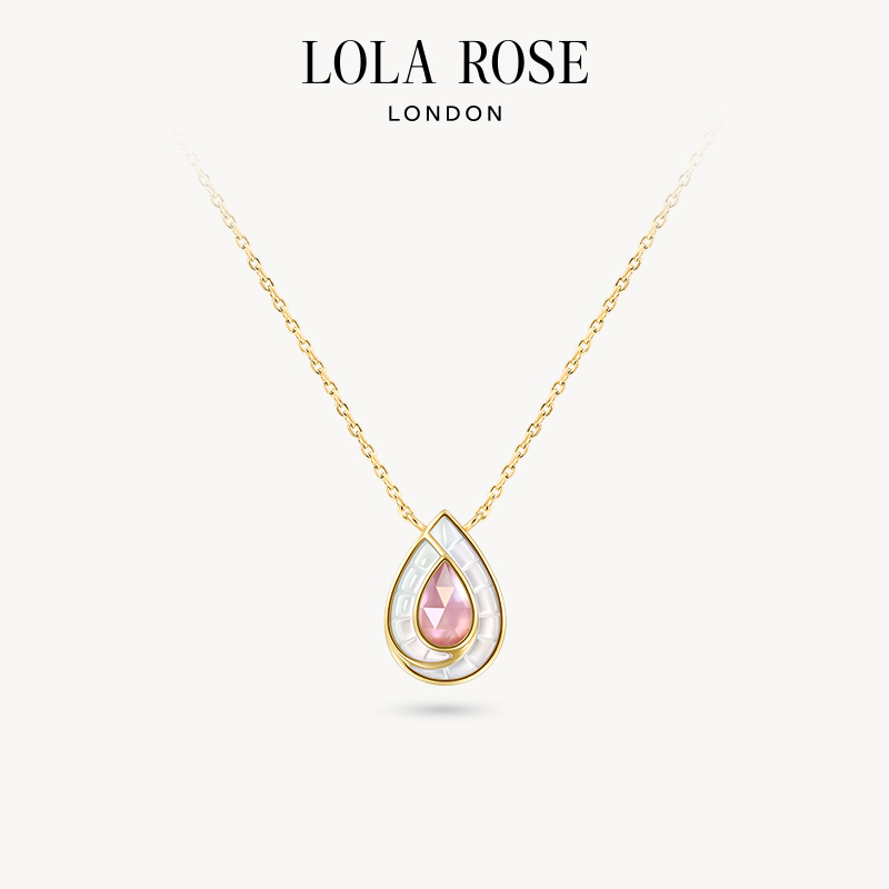 LOLA ROSE 罗拉玫瑰 新款水滴系列小众轻奢项链女