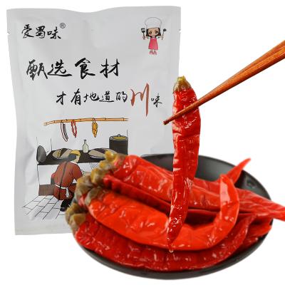 爱蜀味 正宗四川老坛陈泡二荆条辣椒 泡海椒美人椒泡菜350g
