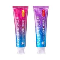 【抖音网红推荐】冰诗泉口香糖牙膏*2支洁白牙齿水果味清新口气高颜值口香牙膏减轻牙渍