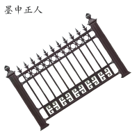墨中正人定制金属栏杆护栏1*1m平方米