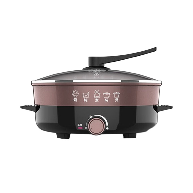 利仁电火锅4.5L大烤盘大功率自由火候均匀加热DHG-X451