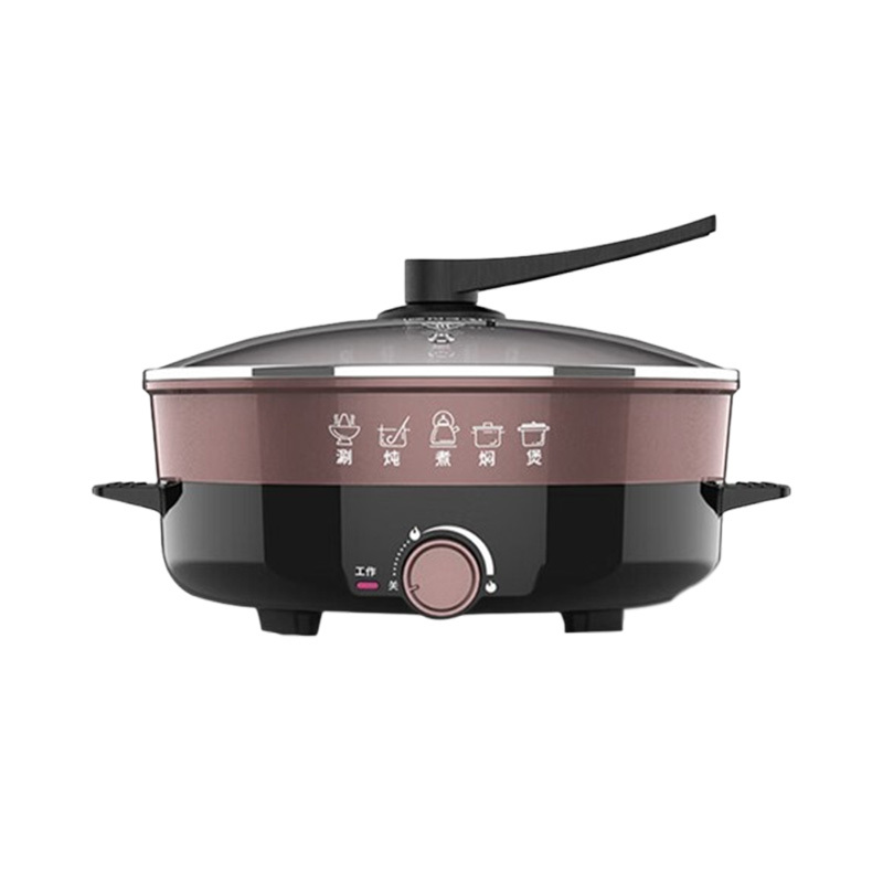 利仁电火锅4.5L大烤盘大功率自由火候均匀加热DHG-X451