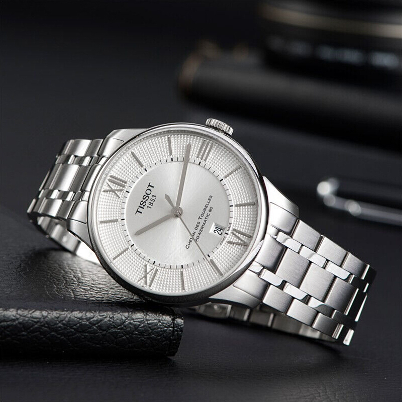 天梭(TISSOT)瑞士手表 杜鲁尔系列机械男表T099.407.11.038.00
