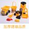 儿童沙滩玩具套装挖沙土工具玩沙玩具铲子挖沙子玩决明子铲子和桶 黄色沙漏5件套