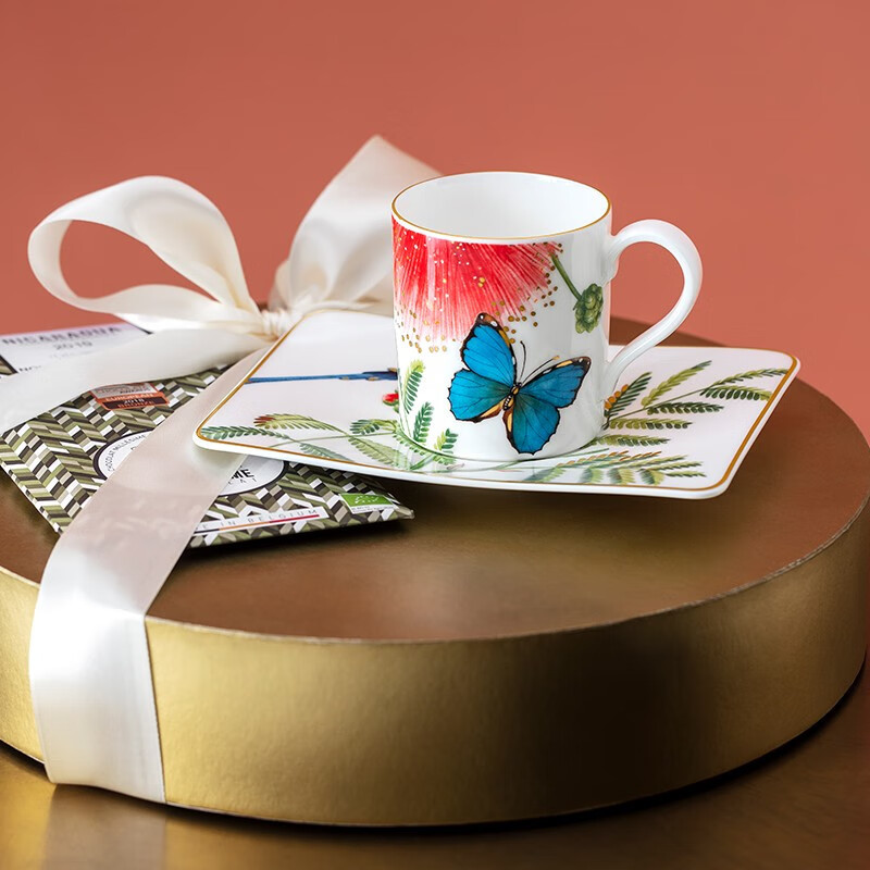 唯宝(Villeroy&Boch) 亚马逊骨瓷描金咖啡一杯一碟