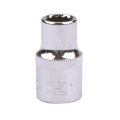 长鹿 1/2”镜面十二角套筒 10mm 银色 10mm