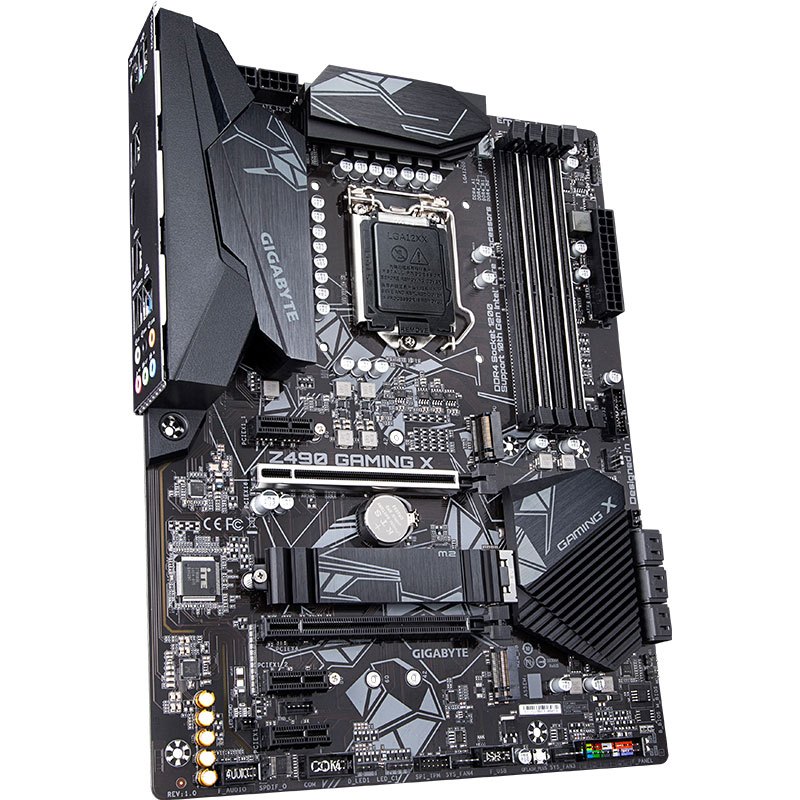 技嘉Z490 GAMING X主板台式机电脑ATX游戏大板 支持十代处理器CPU