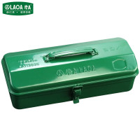 老A（LAOA）LA113035工具箱铁皮Y形手提工具盒维修工具收纳盒14英寸