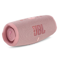 JBL CHARGE5 音乐冲击波五代 便携式蓝牙音箱+低音炮 户外防水防尘音箱 桌面音响 增强版赛道扬声器 粉色